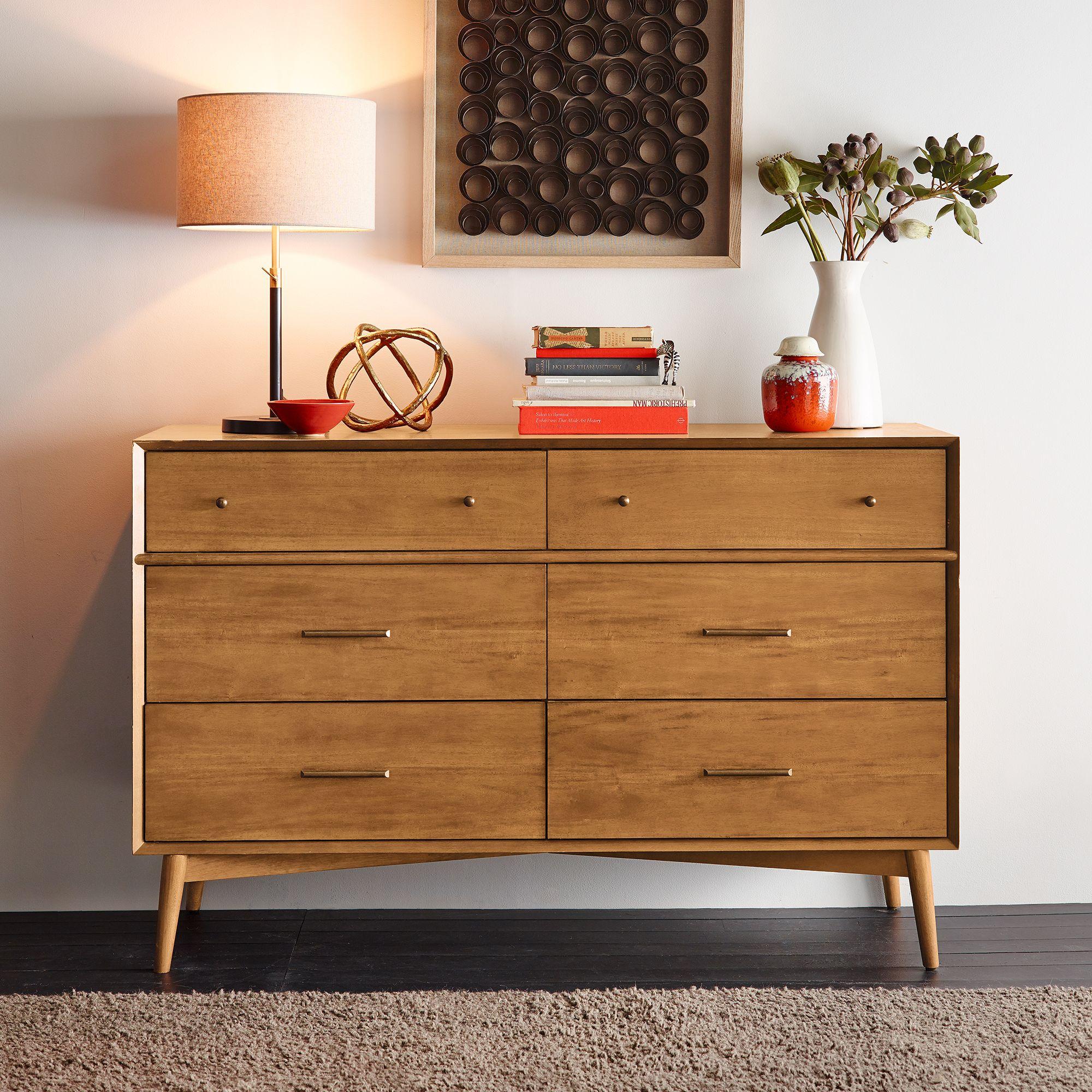 Mid century 6 drawer chest discount